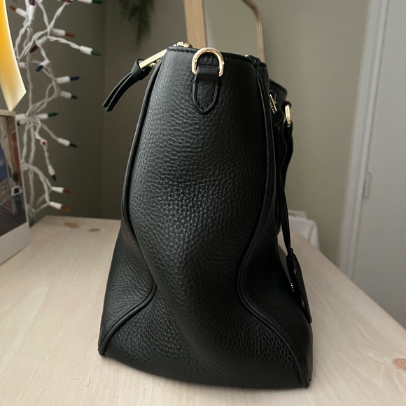 Tory Burch Robinson Pebbled Square Tote - Picture 5 of 12